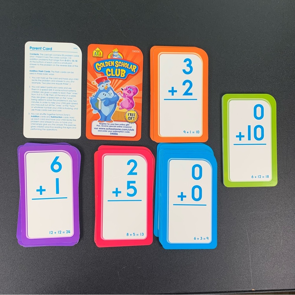Educational Math Flash Cards Set. - Picture 3 of 16